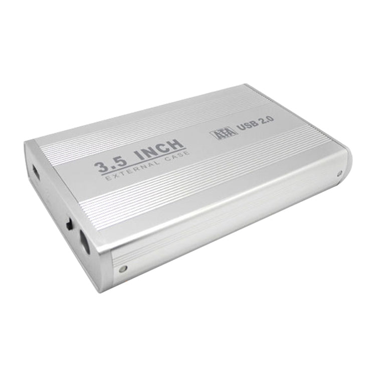 3,5 Zoll HDD SATA Externes Gehäuse, Unterstützt USB 2.0, SATA mit 2.0A Stromversorgung, SATA mit 1.5A Stromversorgung