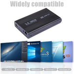 3,5 Zoll HDD SATA Externes Gehäuse, Unterstützt USB 2.0, SATA mit 2.0A Stromversorgung, SATA mit 1.5A Stromversorgung
