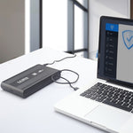 3,5 Zoll HDD SATA Externes Gehäuse, Unterstützt USB 2.0, SATA mit 2.0A Stromversorgung, SATA mit 1.5A Stromversorgung