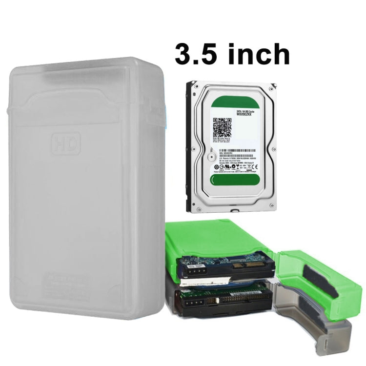 3,5 Zoll Festplattenlaufwerk HDD SATA IDE Kunststoff Aufbewahrungsbox Gehäuse