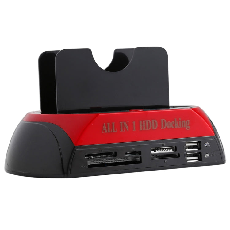 All-in-1 Dual 2,5 Zoll/3,5 Zoll SATA/IDE HDD Dockingstation mit Kartenleser & Hub
