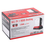 All-in-1 Dual 2,5 Zoll/3,5 Zoll SATA/IDE HDD Dockingstation mit Kartenleser & Hub