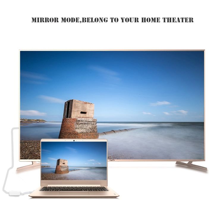 Für Macbook 12 Zoll / Chromebook Pixel 2015, HDMI Buchse (Weiß)