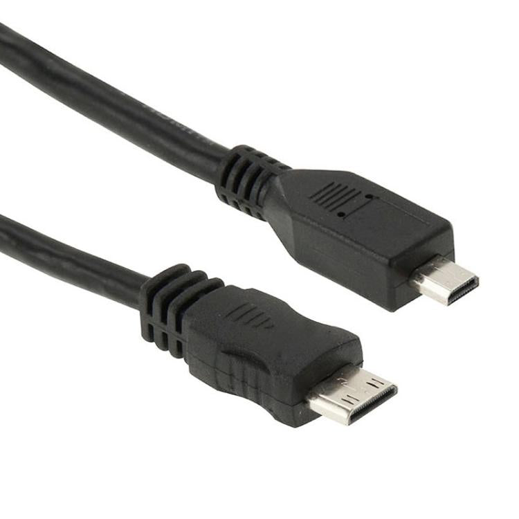 30cm Mini HDMI Stecker zu Micro HDMI Stecker Adapterkabel, Micro HDMI Stecker, Länge: 30cm