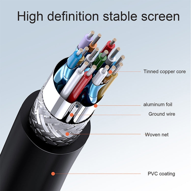 Version 1.4, Vergoldetes 19 Pin HDMI Stecker zu HDMI Stecker Spiralkabel, Unterstützt 3D / Ethernet, Länge: 60cm (verlängerbar bis 2m), HDMI AM zu AM