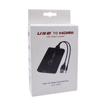 USB 2.0 zu HDMI HD Video Adapter für HDTV, unterstützt Full HD 1080P, USB 2.0
