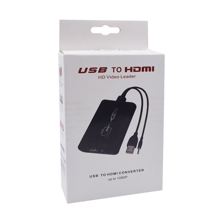 USB 2.0 zu HDMI HD Video Adapter für HDTV, unterstützt Full HD 1080P, USB 2.0