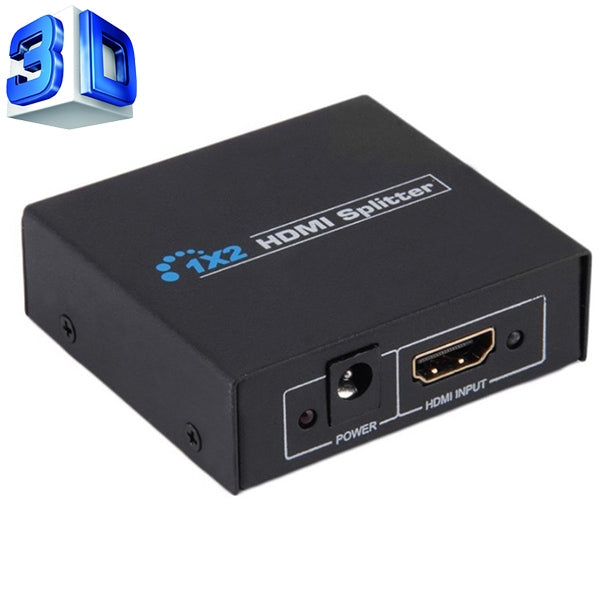 V1.4 1x2 Mini HDMI Verstärker Verteiler, unterstützt 3D & Full HD 1080P, V1.4