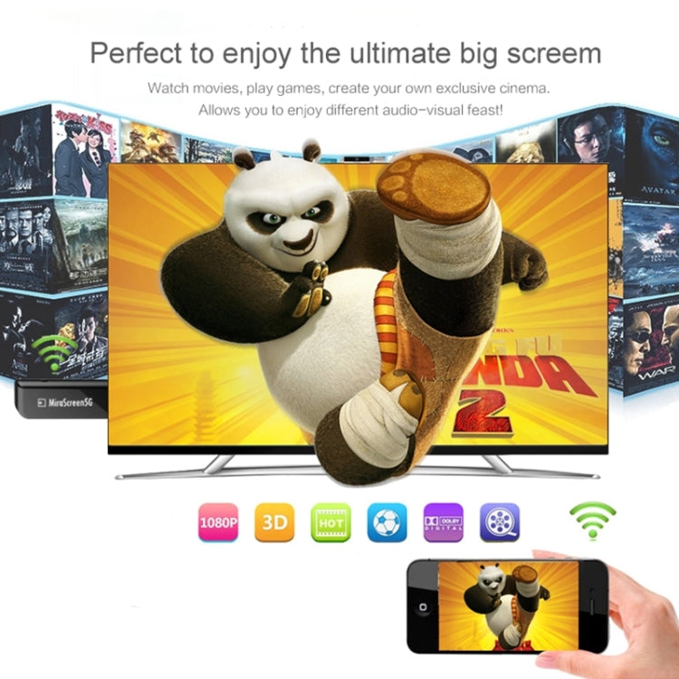 Miradisplay WiFi HDMI Display Dongle / Miracast Airplay DLNA Display Empfänger Dongle
