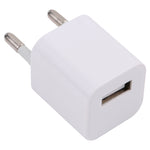 A2165 5V 1A Einzel-USB-Mini-Reiseladegerät, US-Stecker, EU-Stecker