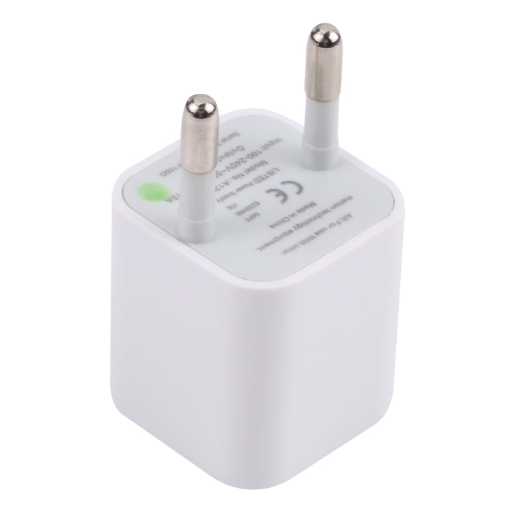 A2165 5V 1A Einzel-USB-Mini-Reiseladegerät, US-Stecker, EU-Stecker
