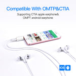 3,5mm Kopfhörer-Splitter-Adapter, kompatibel mit Telefonen, Tablets, Kopfhörern, MP3-Player, Auto-/Heim-Stereo & mehr
