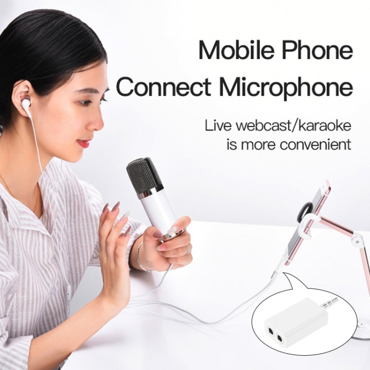 3,5mm Kopfhörer-Splitter-Adapter, kompatibel mit Telefonen, Tablets, Kopfhörern, MP3-Player, Auto-/Heim-Stereo & mehr