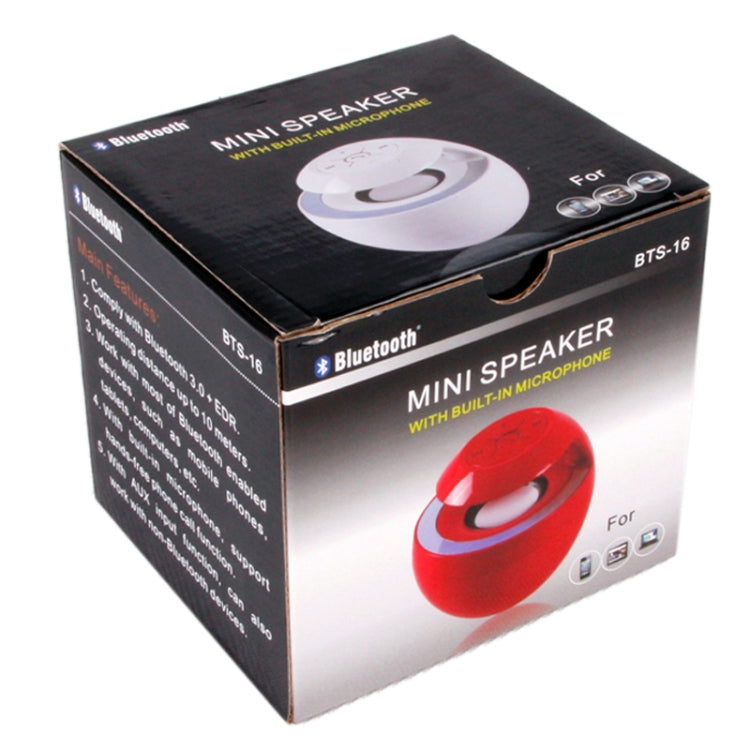 Attraktiver Schwan-Stil Bluetooth 3.0 + EDR Lautsprecher für iPad / iPhone / andere Bluetooth-Handys, unterstützt Freisprechfunktion, BTS-16