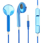3,5mm Stereo-Elektroplattiertes Drahtsteuerungs-Ohrhörer für Android-Telefone / PC / MP3-Player / Laptops