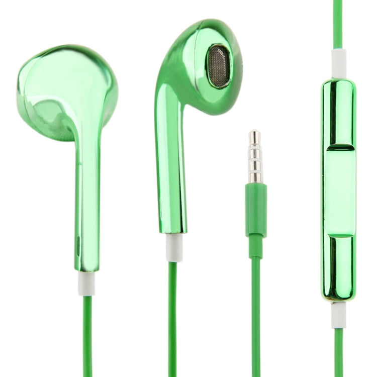 3,5mm Stereo-Elektroplattiertes Drahtsteuerungs-Ohrhörer für Android-Telefone / PC / MP3-Player / Laptops
