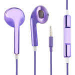 3,5mm Stereo-Elektroplattiertes Drahtsteuerungs-Ohrhörer für Android-Telefone / PC / MP3-Player / Laptops