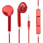 3,5mm Stereo-Elektroplattiertes Drahtsteuerungs-Ohrhörer für Android-Telefone / PC / MP3-Player / Laptops
