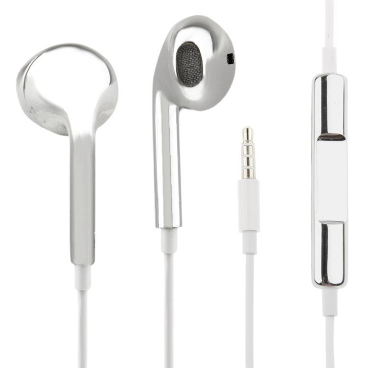 3,5mm Stereo-Elektroplattiertes Drahtsteuerungs-Ohrhörer für Android-Telefone / PC / MP3-Player / Laptops