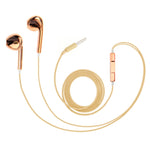 3,5mm Stereo-Elektroplattiertes Drahtsteuerungs-Ohrhörer für Android-Telefone / PC / MP3-Player / Laptops