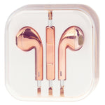 3,5mm Stereo-Elektroplattiertes Drahtsteuerungs-Ohrhörer für Android-Telefone / PC / MP3-Player / Laptops