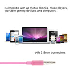 3,5mm Stereo-Elektroplattiertes Drahtsteuerungs-Ohrhörer für Android-Telefone / PC / MP3-Player / Laptops
