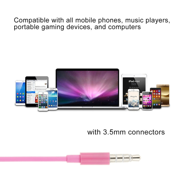 3,5mm Stereo-Elektroplattiertes Drahtsteuerungs-Ohrhörer für Android-Telefone / PC / MP3-Player / Laptops