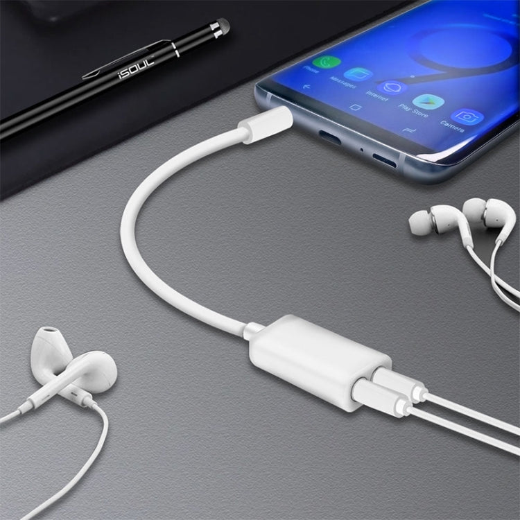 Stereo-Audio-Aux-Kabel 3,5 mm Stecker auf 2 Buchsen Splitter-Adapter, Kompatibel mit Telefonen, Tablets, Kopfhörern, MP3-Player, Auto-/Heimstereoanlagen u. v. m.