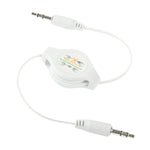 3,5 mm einziehbares Aux-Audiokabel, kompatibel mit Telefonen, Tablets, Kopfhörern, MP3-Player, Auto-/Heim-Stereoanlage & mehr, Länge: 11 cm bis 80 cm