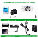 USB Buchse zu 8-Pin Stecker OTG Adapterkabel, Unterstützt iOS 10.2 und darunter, Länge: 18cm