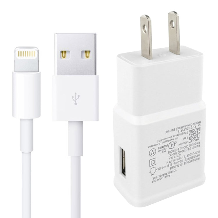 Lade-Synchronisationskabel + US-Stecker-Reiseladegerät für iPad, iPhone, Galaxy, Huawei, Xiaomi, LG, HTC und andere Smartphones, wiederaufladbare Geräte, US-Stecker