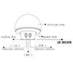 Pilzform-Bluetooth-Lautsprecher mit Saugnapfhalterung