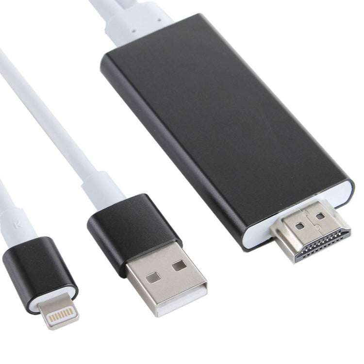 8-Pin zu HDMI HDTV Adapterkabel mit USB Ladekabel