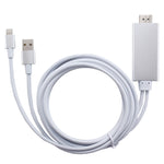 8-Pin zu HDMI HDTV Adapterkabel mit USB Ladekabel