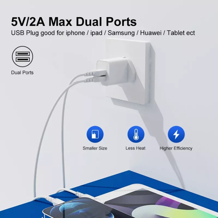 2-Port 5V 2A USB-Ladeadapter