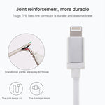 Netzstil Metallkopf 8 Pin zu USB Daten- / Ladekabel, Kabellänge: 25cm