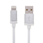 Netzstil Metallkopf 8 Pin zu USB Daten- / Ladekabel, Kabellänge: 25cm