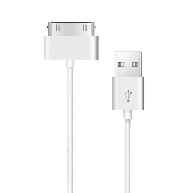 30 Pin Stecker zu USB Stecker Lade- & Datensynchronisationskabel für iPad / 2 / 3, iPhone 4 & 4s, iPod Nano, iPod Touch, Länge: 1m, USB zu 30 Pin