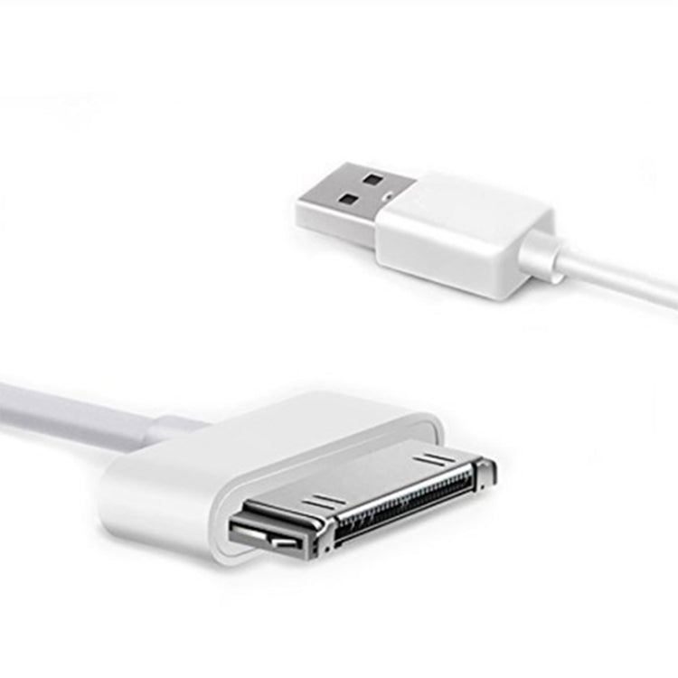 30 Pin Stecker zu USB Stecker Lade- & Datensynchronisationskabel für iPad / 2 / 3, iPhone 4 & 4s, iPod Nano, iPod Touch, Länge: 1m, USB zu 30 Pin