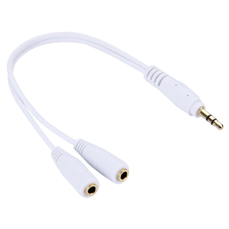 Aux-Audiokabel Kopfhörer Ohrhörer Splitter Adapter, kompatibel mit Telefonen, Tablets, Kopfhörern, MP3-Player, Auto-/Heim-Stereoanlage & mehr