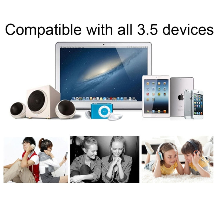 Aux-Audiokabel Kopfhörer Ohrhörer Splitter Adapter, kompatibel mit Telefonen, Tablets, Kopfhörern, MP3-Player, Auto-/Heim-Stereoanlage & mehr