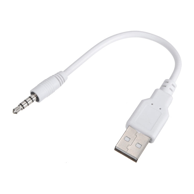 USB zu 3,5mm Klinke Daten-Sync & Ladekabel für iPod Shuffle 1., 2. & 3. Generation, Länge: 15,5cm