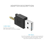 Für iPod Shuffle 3. / 2. USB Daten-Dock Ladeadapter, Länge: 4,6cm