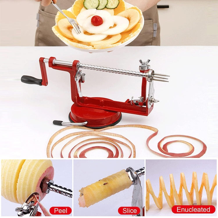 3-in-1 Multifunktionale Obstschäl-, Schneide- und Entsteinmaschine, 3-in-1 Obstschäler