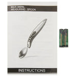 1ml / 30ml 0.1g / 300g LCD Multi-digital Measuring Spoon, 0.1g/300g Silver