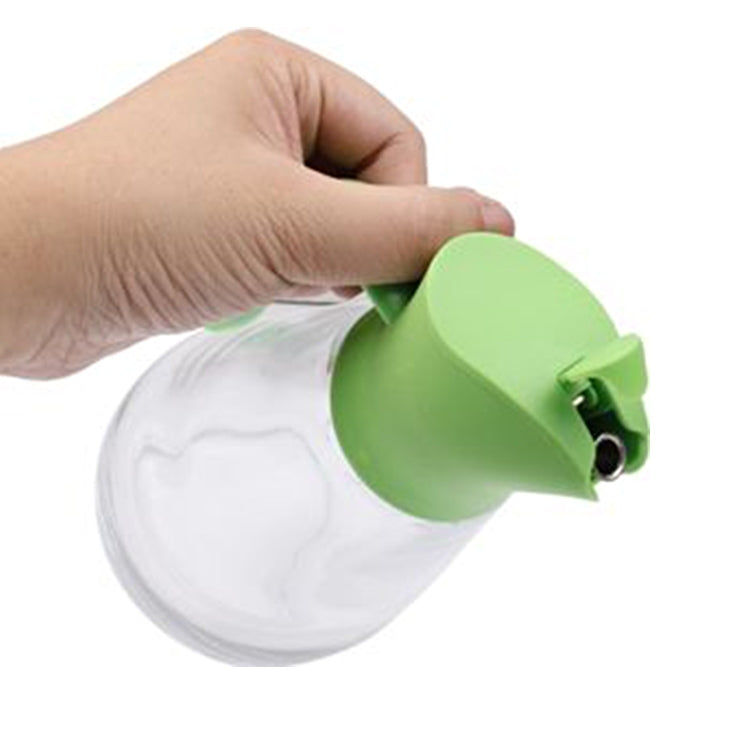 Ölflasche mit automatischem Deckelöffner aus Glas