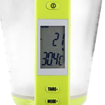 Digitale Waage mit Messbecher / Thermometer, Grün