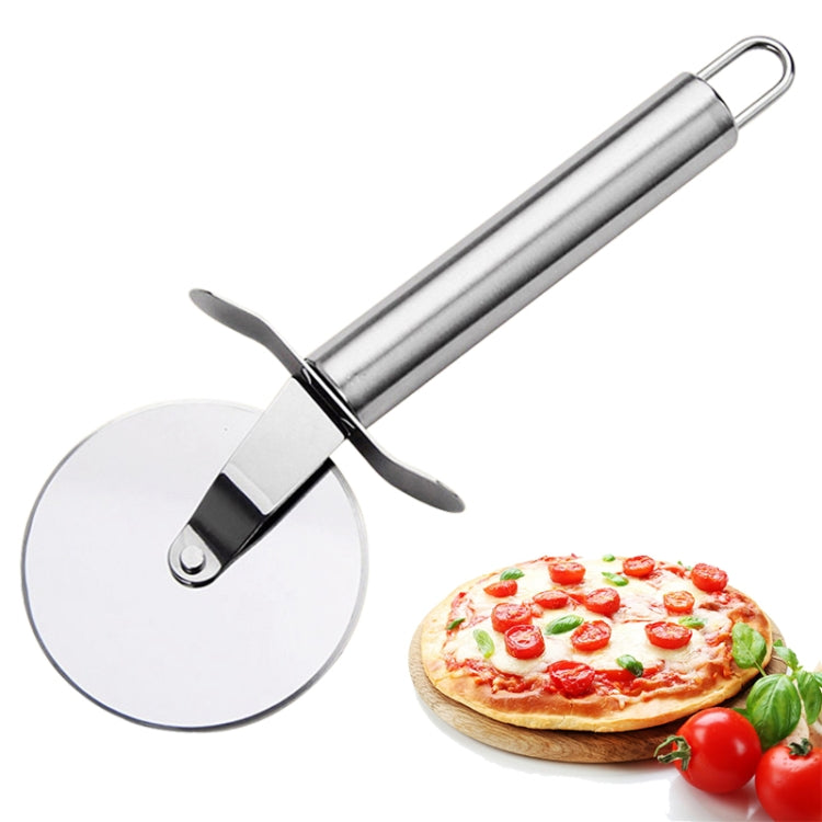 LsCook Edelstahl runder Pizzaschneider, einzelnes Rad