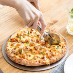 LsCook Edelstahl runder Pizzaschneider, einzelnes Rad