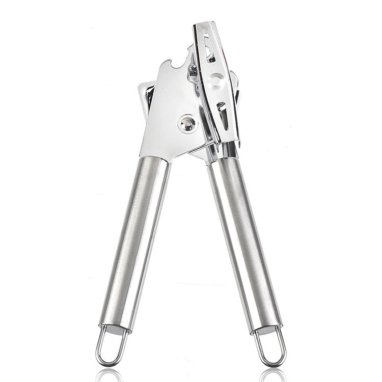 Mehrzweck-Flaschenöffner aus Edelstahl, Silber